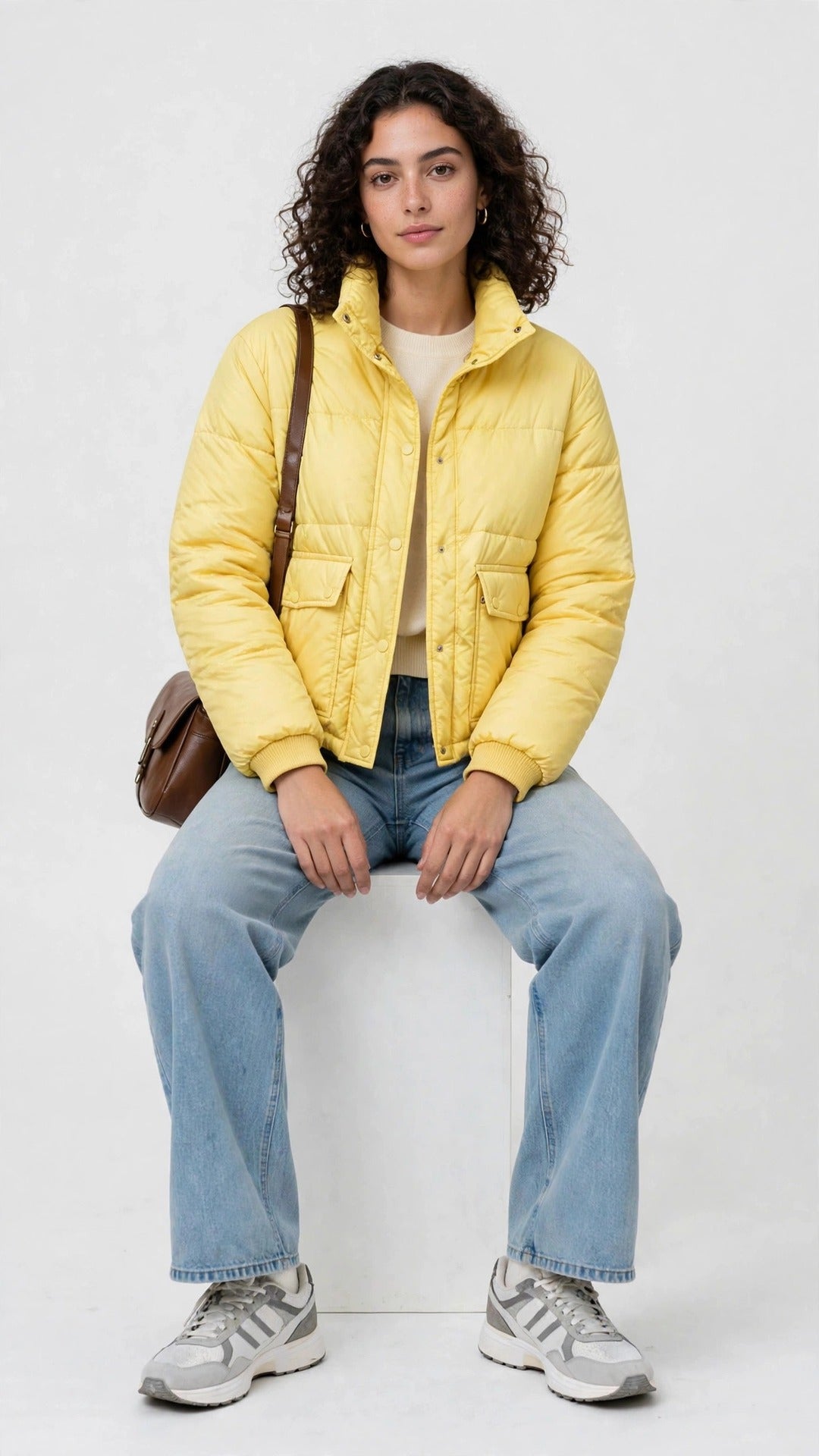 Chaqueta Acolchada Amarilla