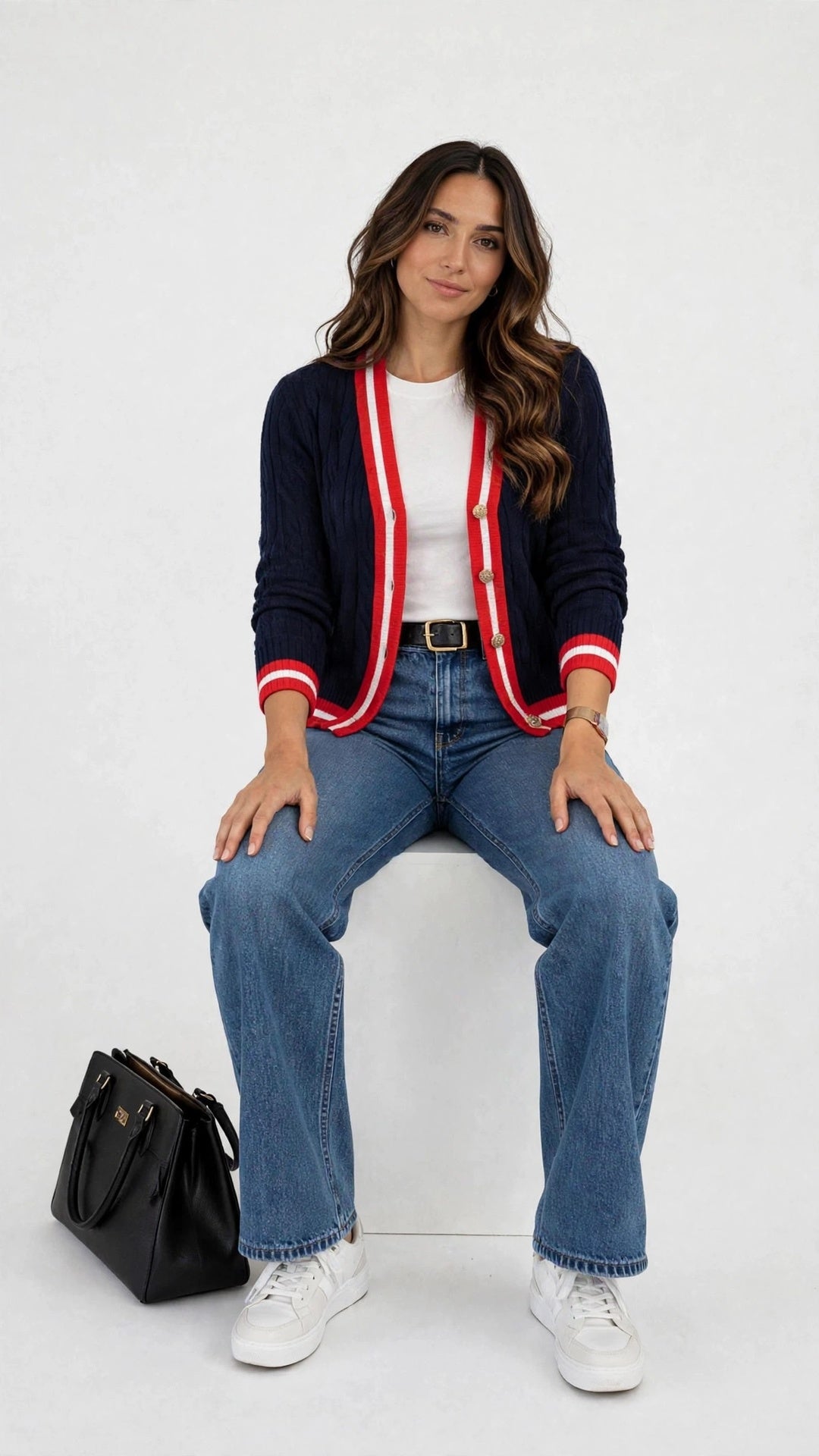 Chaqueta Maca a rayas