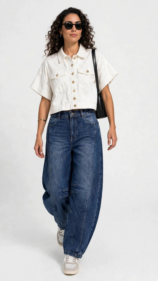 Ruana en Denim