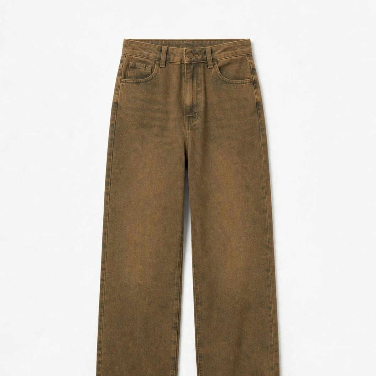 Jean wide-leg marrón