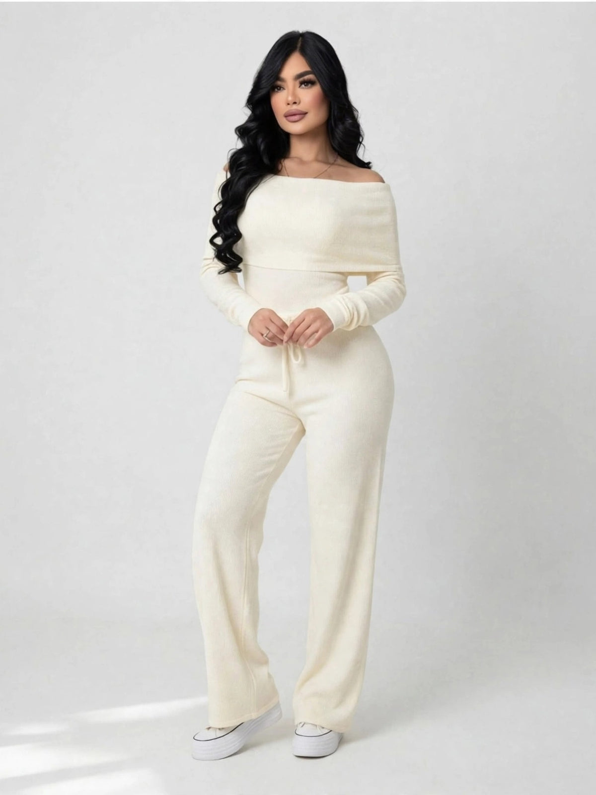 Enterizo off-shoulder