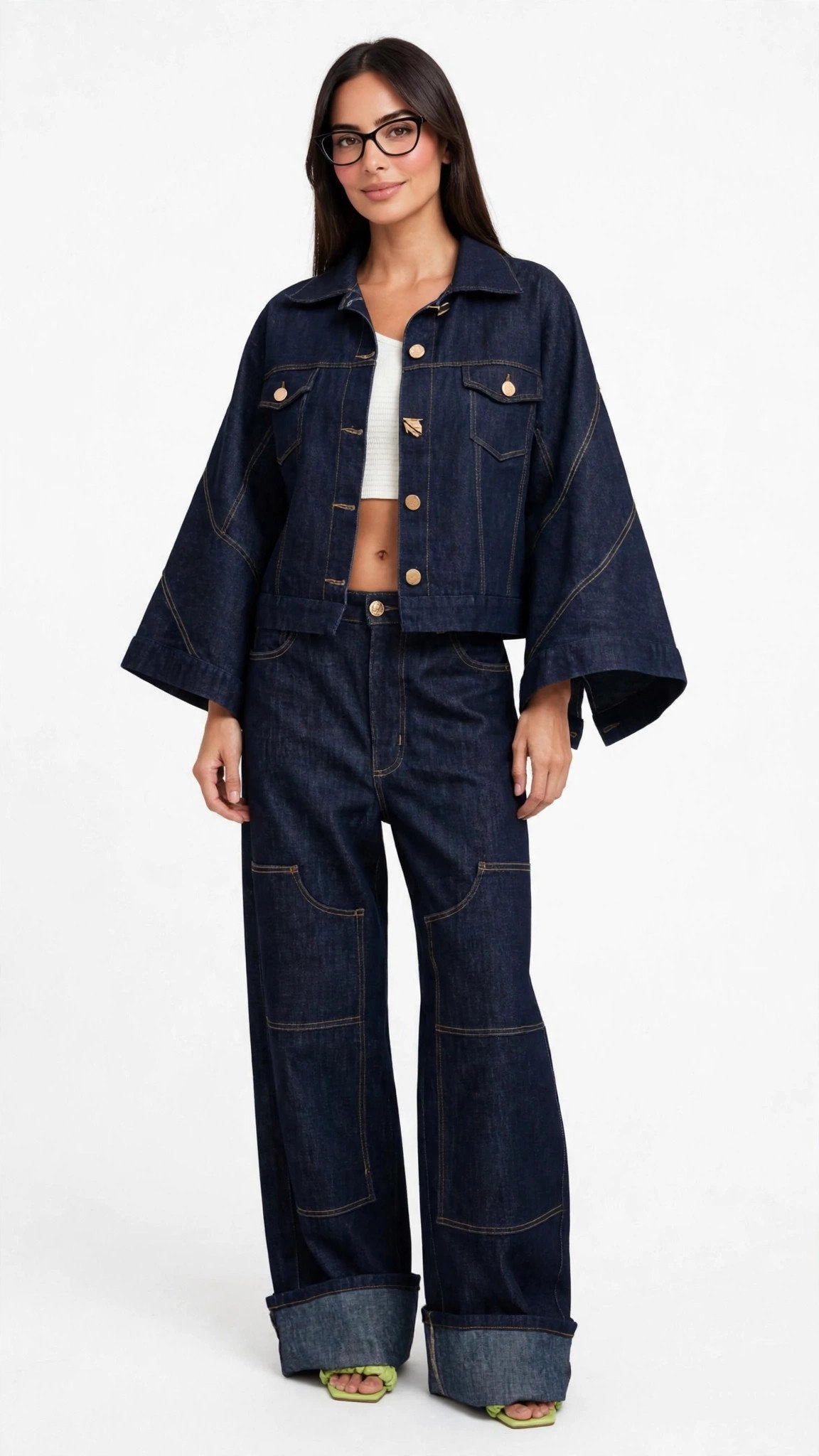 Set Chaqueta y Jean Oscuro