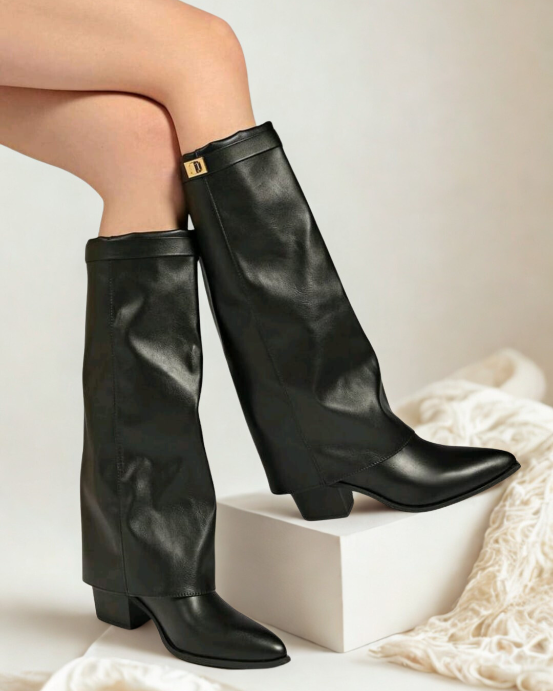 Knee Gaiter Boots