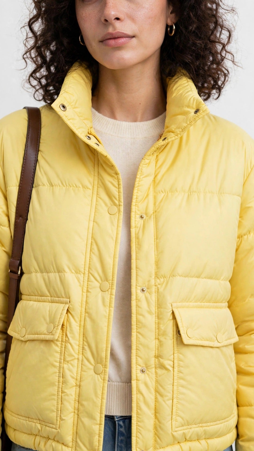 Chaqueta Acolchada Amarilla