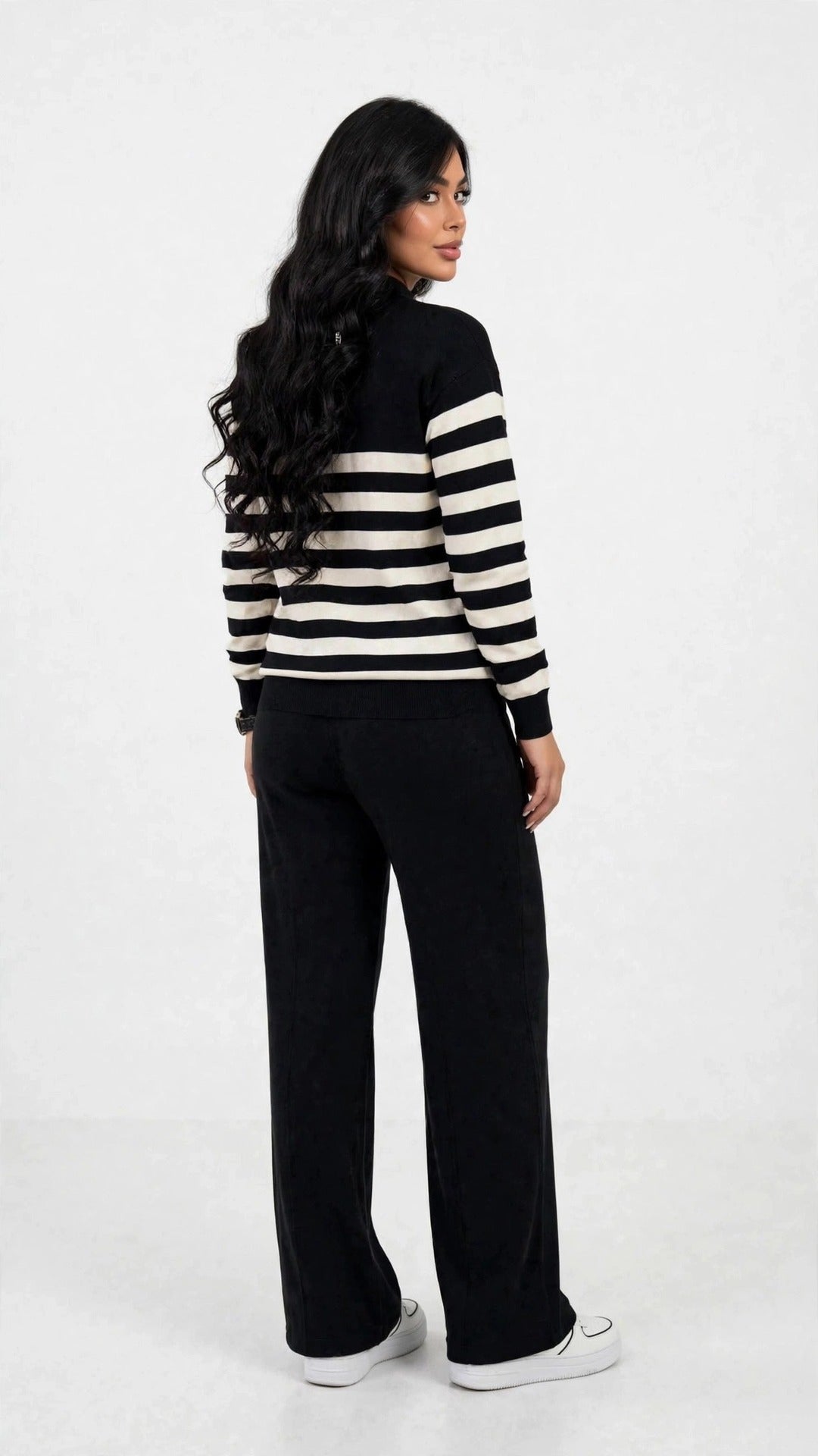 Conjunto loungewear a rayas