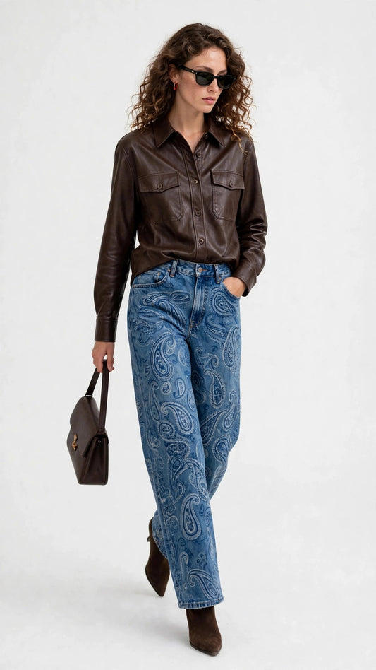 Jean Estampado Paisley