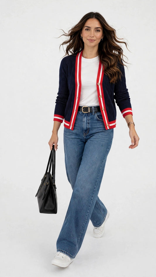 Chaqueta Maca a rayas