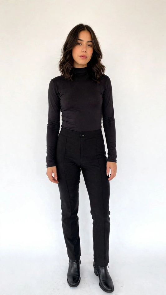 Cotton Mock-Neck Sweater