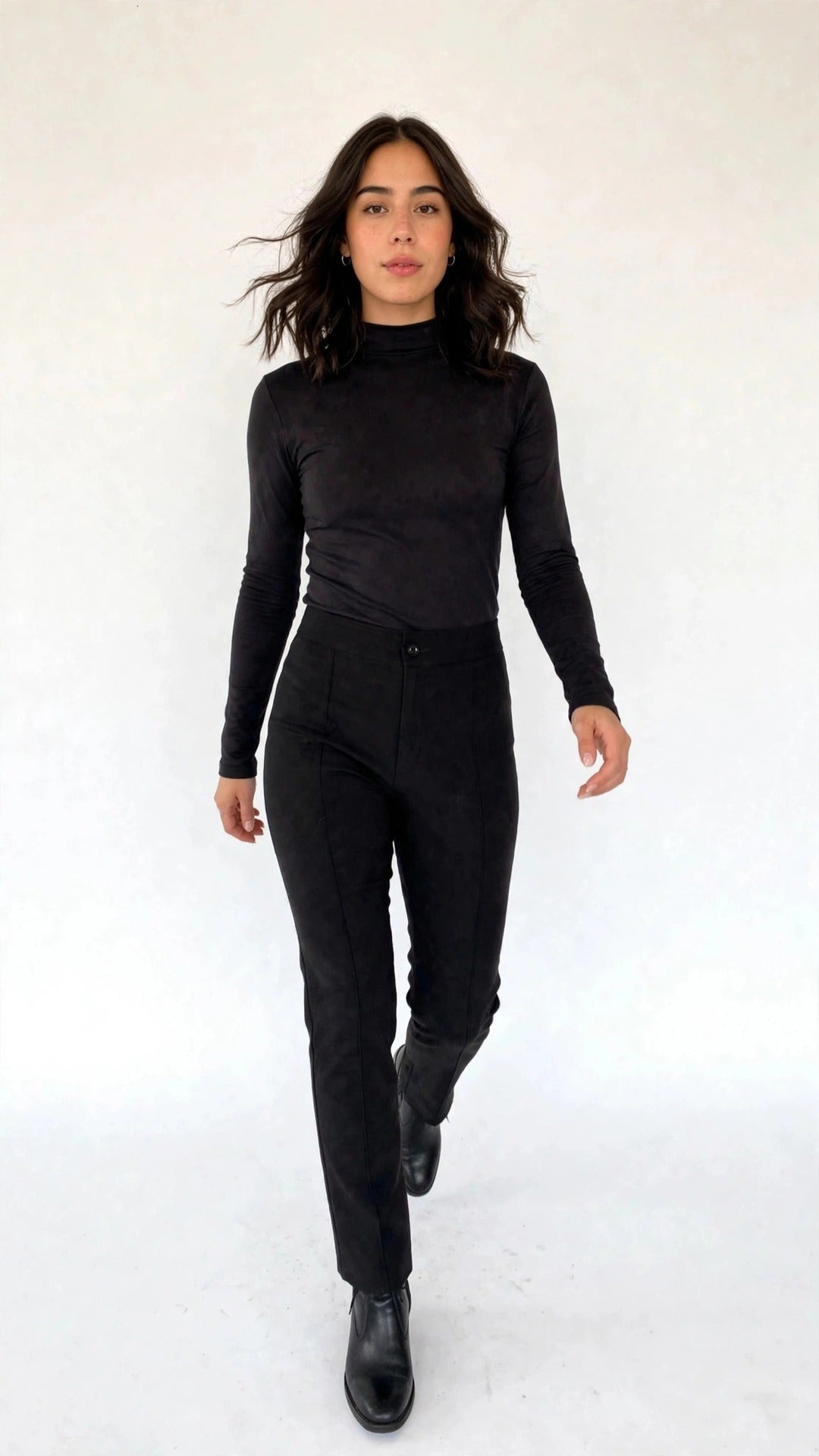 Cotton Mock-Neck Sweater