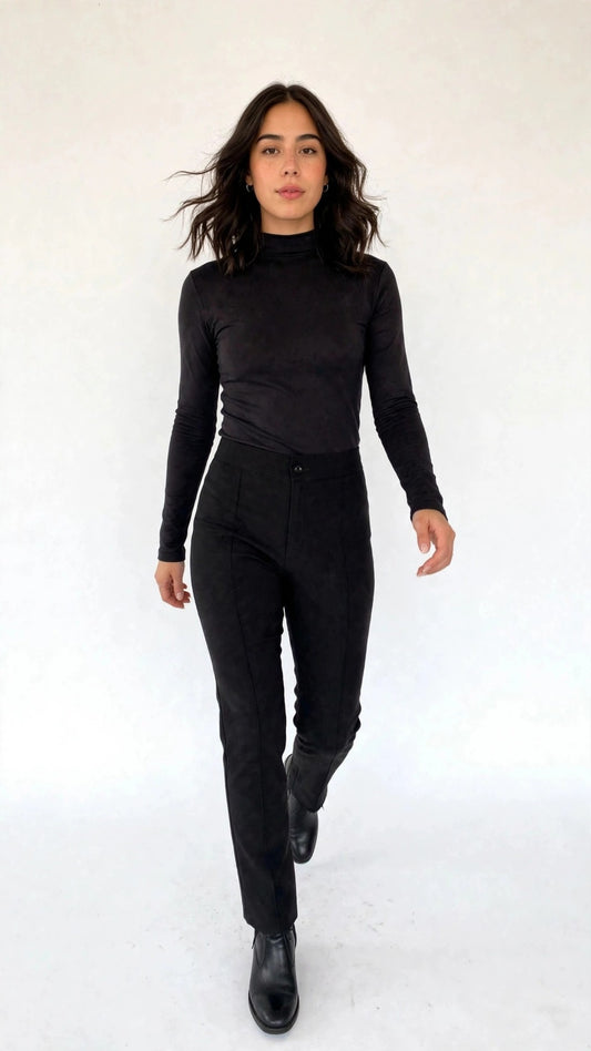 Cotton Mock-Neck Sweater