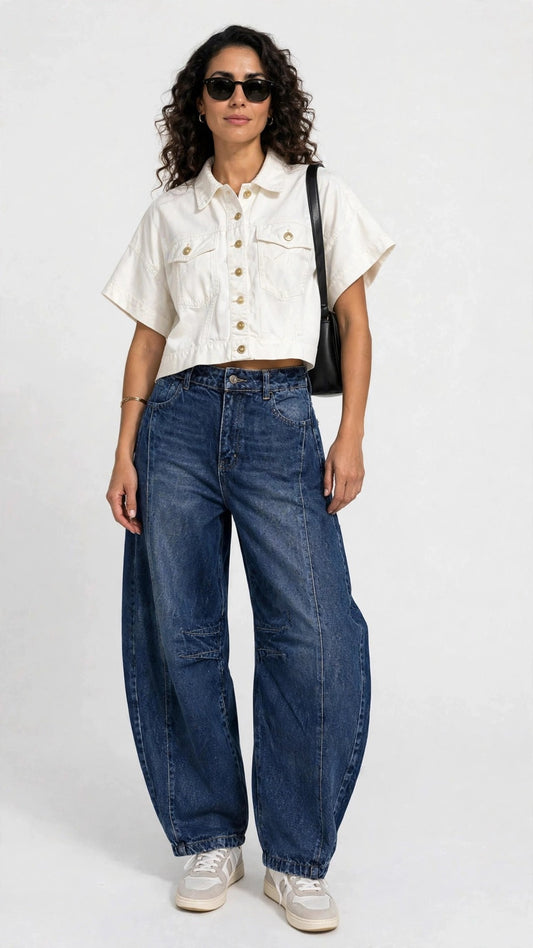 Ruana en Denim