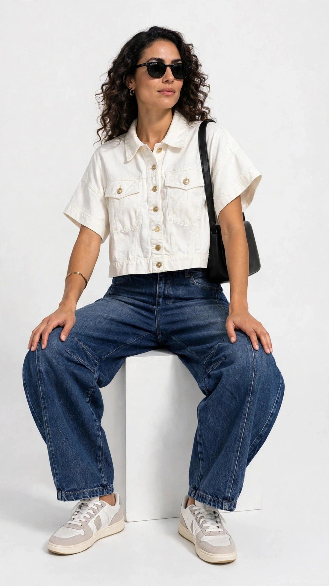 Ruana en Denim