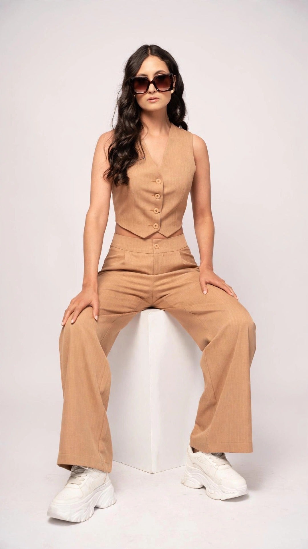 Set de Pantalón y Chaleco para Mujer